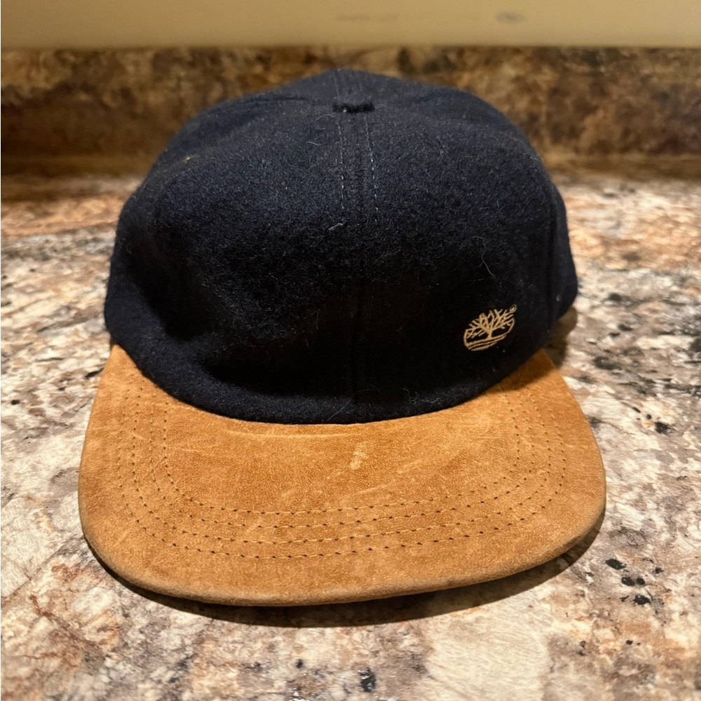 Timberland Two-Tone Black and Brown Cap